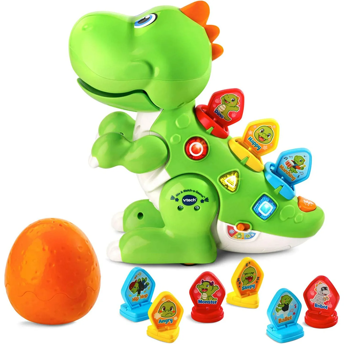 VTech Mix and Match-a-Saurus Green Dinosaur Toy