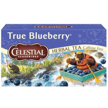 Celestial Seasonings True Blueberry Tea - 40 Bags Total