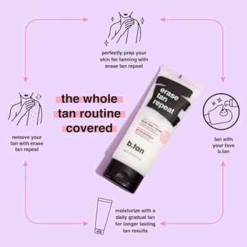 b.tan Self Tan Remover & Body Wash - 2-in-1 Scrub for Tan Eraser