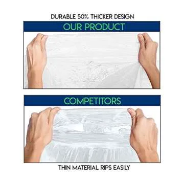 Durable Lingito Rain Ponchos Family Pack for All Ages