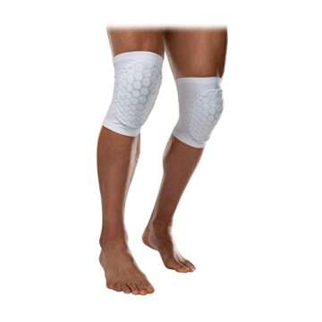 McDavid Moisture Wicking HEX Technology Knee Sleeves for Women/Men, Elbows & Shins Protection, Hex Pads