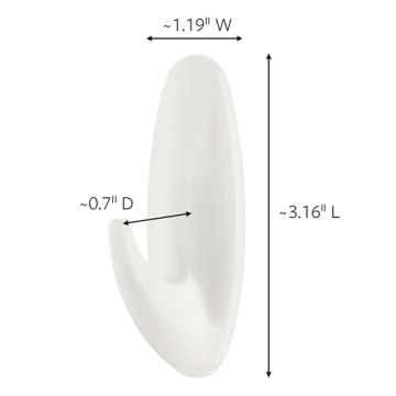 Command Medium Designer Hooks for Home Organization