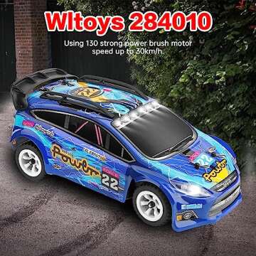 WLtoys 284010 RC Car 1/28 Mini RC Drift Car with 3 Upgraded 500mah Battery 30km/h RC Race Car 4x4 Dr...