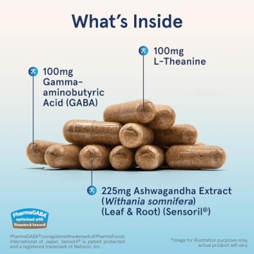 Jarrow Formulas GABA Soothe Capsules for Relaxation