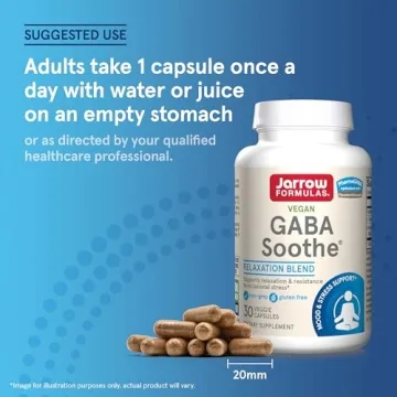 Jarrow Formulas GABA Soothe Capsules for Relaxation