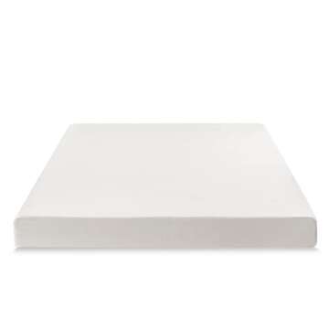 Best Price Mattress Full Mattress 6 inch Bed-In-A-Box, Green Tea Memory Foam White
