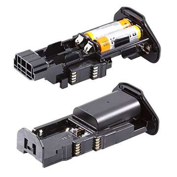 NEEWER Battery Grip (Replacement for BG-E14), Vertical Grip with Shutter/Function Buttons, Powered By LP-E6 Battery or 6 PCS AA Batteries for Canon EOS 90D 80D 70D DSLR Camera (Batteries Not Included)