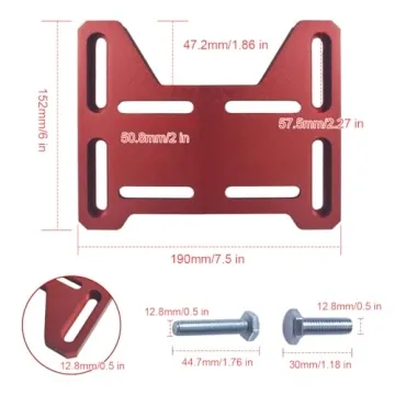 AKSGKGQ Adjustable Motor Mount Plate for Mini Bikes and Go-Karts