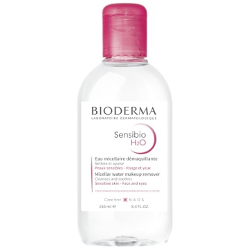 Bioderma Sensibio H2O Micellar Water, Makeup Remover, Gentle for Skin, Fragrance-Free & Alcohol-Free...