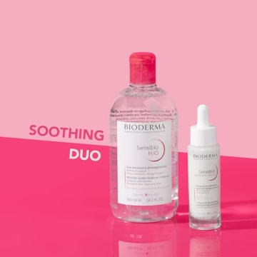 Bioderma Sensibio H2O Micellar Water, Makeup Remover, Gentle for Skin, Fragrance-Free & Alcohol-Free, No Rinse Skincare With Micellar Technology for Normal To Sensitive Skin Types