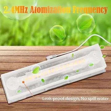 Diffuserlove Flame Diffuser Humidifier Essential Oil Diffusers 200ml Desk Aroma Diffusers for Home Office Cool Fire Air Diffuser (Size:9.8" L x 2.67" W x 3.5" H)