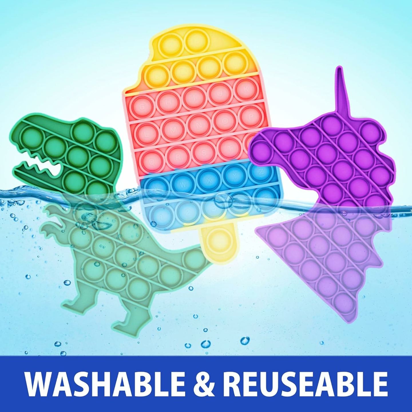 50 Pcs Fidget Toys Pack for Kids - Ideal Stocking Stuffers