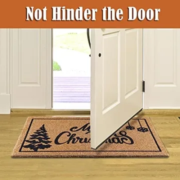Christmas Door Mat Outdoor Doormat for Festive Entryway