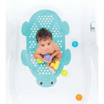 INFANTINO Bath Mat - 2-in-1 Toy Storage Solution