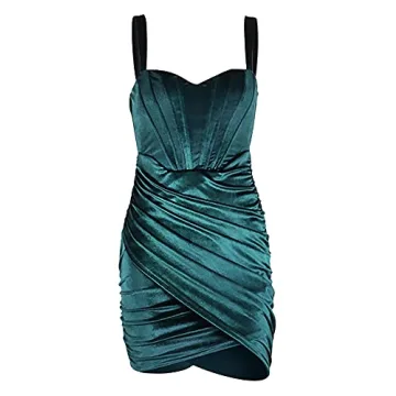 Elegant Velvet Bodycon Dress for Parties and Events