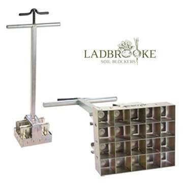 Ladbrooke Authentic Soil Block Maker Multi 20 - Eco-Friendly Gardening Tool, Made in England