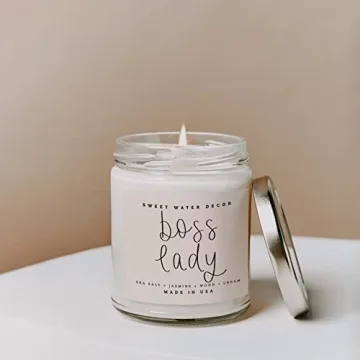 Boss Lady Scented Soy Wax Candle for Home | 9oz