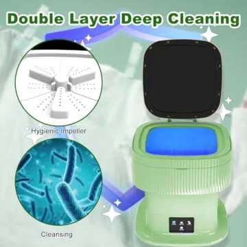 15L Portable Washing Machine for Travel and Small Spaces