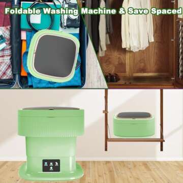 15L Portable Washing Machine for Travel and Small Spaces