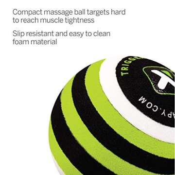 TRIGGERPOINT Performance Therapy Mobility Kit with Grid Foam Roller, MB1 Massage Ball, and Grid Strap