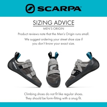 SCARPA Men's Origin Rock Climbing Shoes - Comfort & Performance