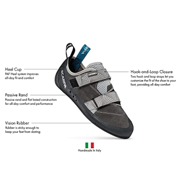 SCARPA Men's Origin Rock Climbing Shoes - Comfort & Performance