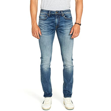 Buffalo David Bitton Men's Slim Ash Jeans - Eco-Friendly Style 34W x 32L