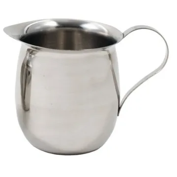 Elegant 3-Ounce Stainless Steel Bell Creamer Set
