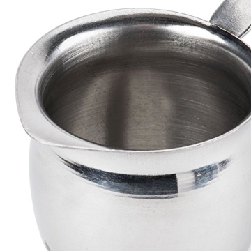 Elegant 3-Ounce Stainless Steel Bell Creamer Set