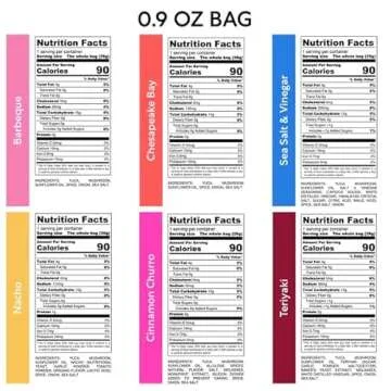 SNACKLINS Plant Based Crisps, Low Calorie Snacks, Vegan, Gluten-Free, Grain-Free, Healthy, Crunchy, Puffed Snack - Variety Pack - .9oz Bag (Case of 6)