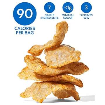 SNACKLINS Plant Based Crisps, Low Calorie Snacks, Vegan, Gluten-Free, Grain-Free, Healthy, Crunchy, Puffed Snack - Variety Pack - .9oz Bag (Case of 6)