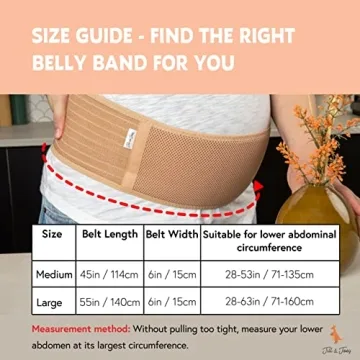 Jill & Joey Maternity Belt for Comfortable Pregnancy Support