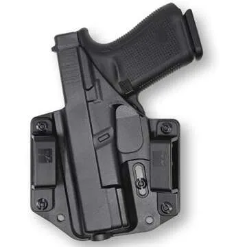 Bravo Concealment Glock Holster - OWB - Custom Fit, Adjustable Retention with Sweat Guard