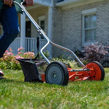 Compact 14-Inch Eco-Friendly Reel Lawn Mower
