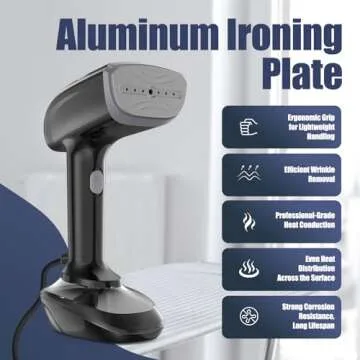 Powerful Handheld Fabric Steamer - 1800W, Efficient & Versatile