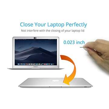 CloudValley Upgrade Magnetic Webcam Cover, [6-Pack] 0.023 inch Metal Camera Cover Slide for Mac, iPad, MacBook Pro, MacBook Air, Laptops, PC/Computer, Tablets, Web Blocker Protect Your Privacy