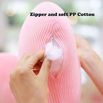 Kekeso Flower Floor Pillow Seating Cushion Daisy Flower Throw Pillow Cute Room Decor for Girls Flower Plush for Reading and Lounging Comfy Pillow (38cm/14.96inch, Pink)