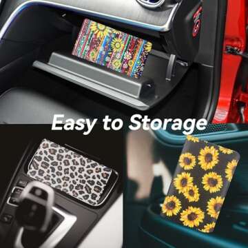 ShaggyDogz Car Registration and Insurance Card Holder with Magnetic Closure, Premium PU Leather License Registration Holder for Driver License, Insurance Card, Paperwork, Men & Women (Snow Leopard 1)