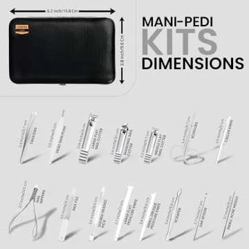 Utopia Care 15-Set Manicure Kit Nail Clippers for Men and Women, Manicure Set with Nail Kit, Pedicur...