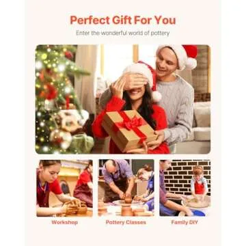 Mophorn Pottery Wheel 25CM Pottery Forming Machine 350W Electric Wheel for Pottery with Foot Pedal and Detachable Basin Easy Cleaning for Ceramics Clay Art Craft DIY