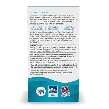 Nordic Naturals Ultimate Omega - High-Potency Omega-3 Fish Oil