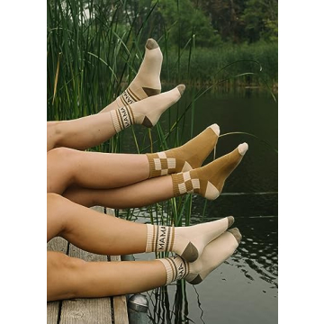 Lottie Dottie Women's Half-Crew Cotton Socks 2-Pack | Stylish & Cozy