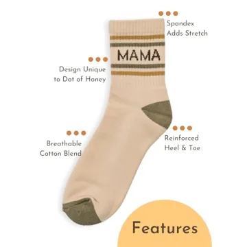 Lottie Dottie Women's Half-Crew Cotton Socks 2-Pack | Stylish & Cozy