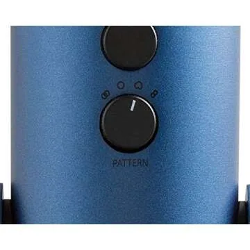 Newest Blue Yeti USB Microphone with 4 Pickup Patterns, 3 Condenser Capsules, Mic Gain Control, Adjustable Stand for Gaming, Streaming, Podcasting on PC/Mac, Midnight Blue with GalliumPi Accessories