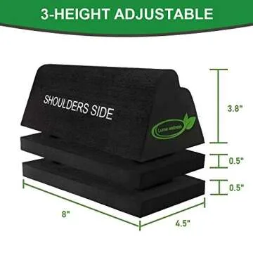 Lumia Wellness Cervical Orthotic Traction Block, Firm, FSA/HSA Eligible, Spinal & Neck Alignment, Cervical Traction Device & Neck Stretcher