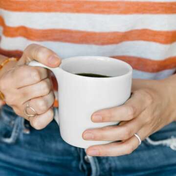 notNeutral Lino Porcelain Coffee Cup - 10oz White