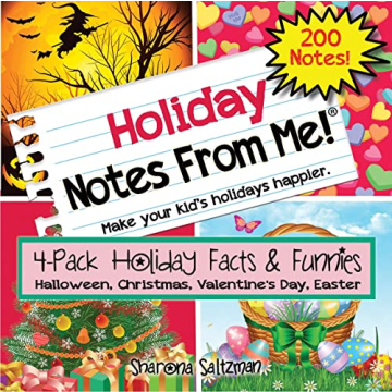 Fun Holiday Lunch Box Notes for Kids - 200 Tear-off Cards