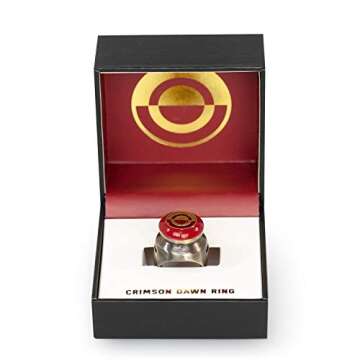 Star Wars Crimson Dawn Replica Signet Ring | Solid Metal and Enamel