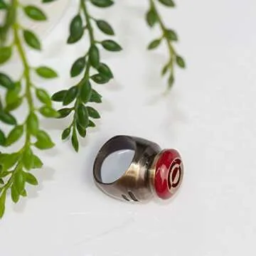 Star Wars Crimson Dawn Replica Signet Ring in Metal and Enamel