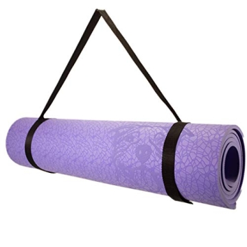 Koa Yoga Mat-Essential Purple TPE, Latex-free, Eco-friendly, Non-toxic, Non-slip, thick mat 6' x 2' ...